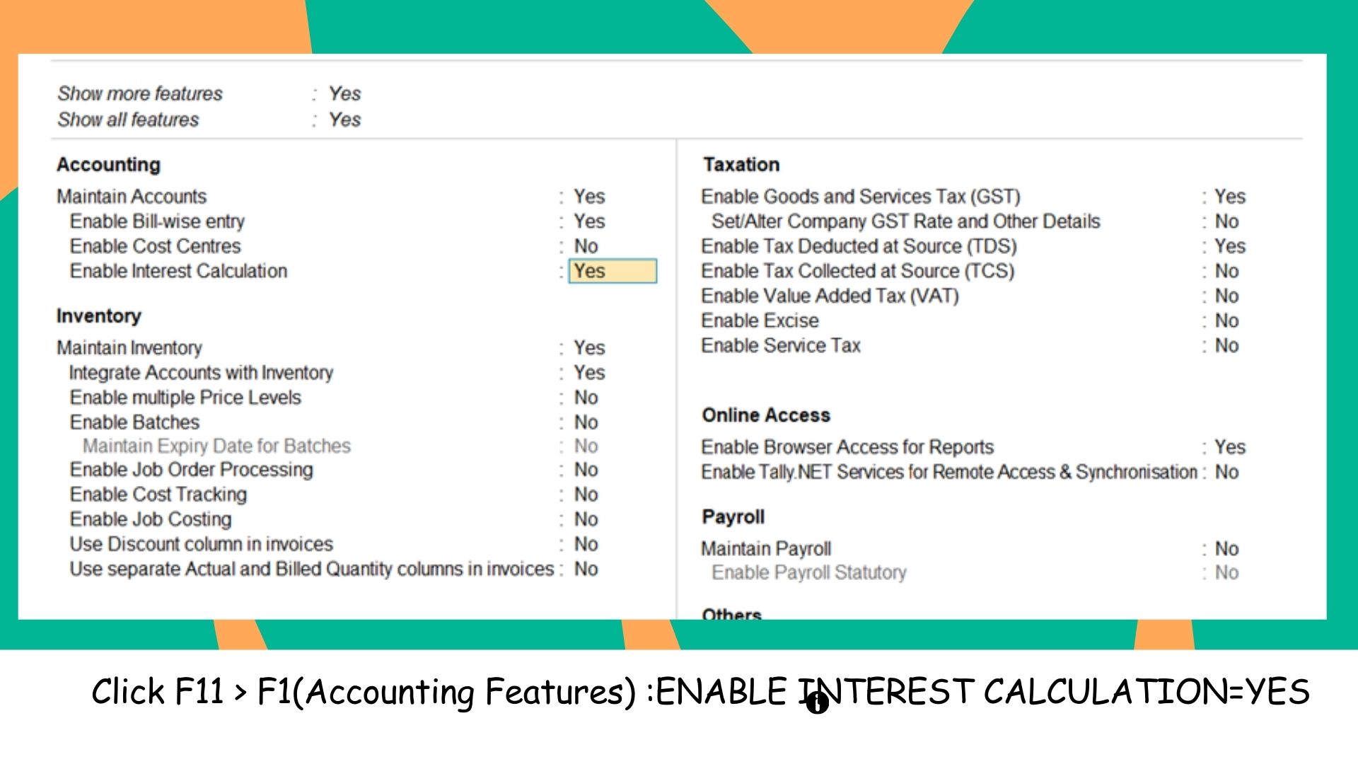 Calculate Interest In Tally Prime 4.0