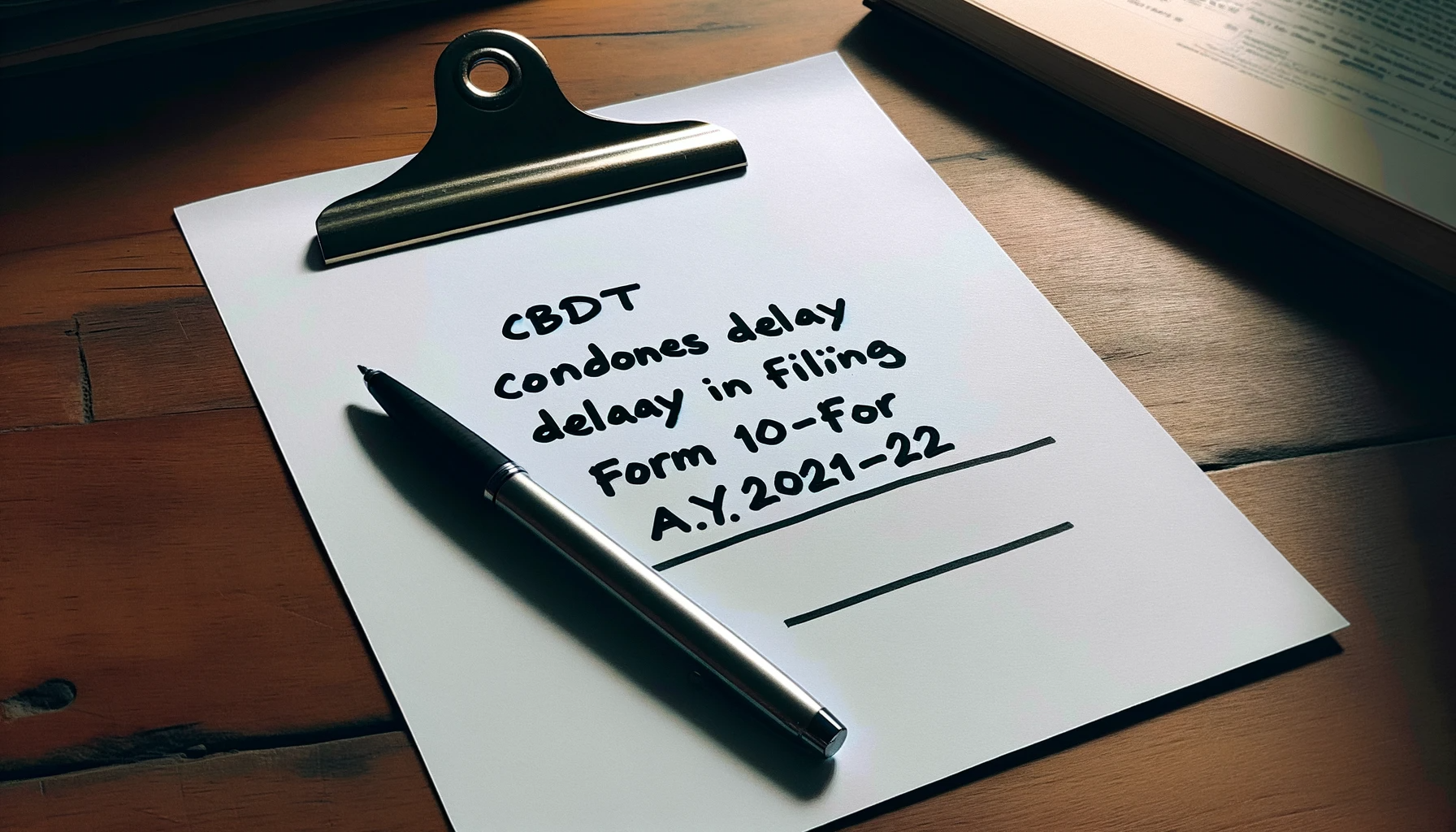 CBDT Announces Relief: Extension Granted for Form 10-IC Filing for Assessment Year 2021-22