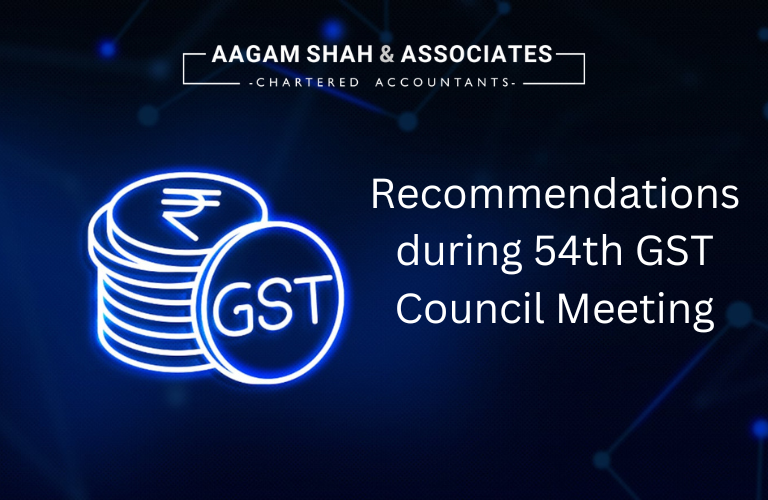 Recommendations during 54th GST Council Meeting: Tax Rate Cuts, B2C E-Invoicing Pilot, Compliance Reforms, Clarifications on Confusions, and the Future of IMS